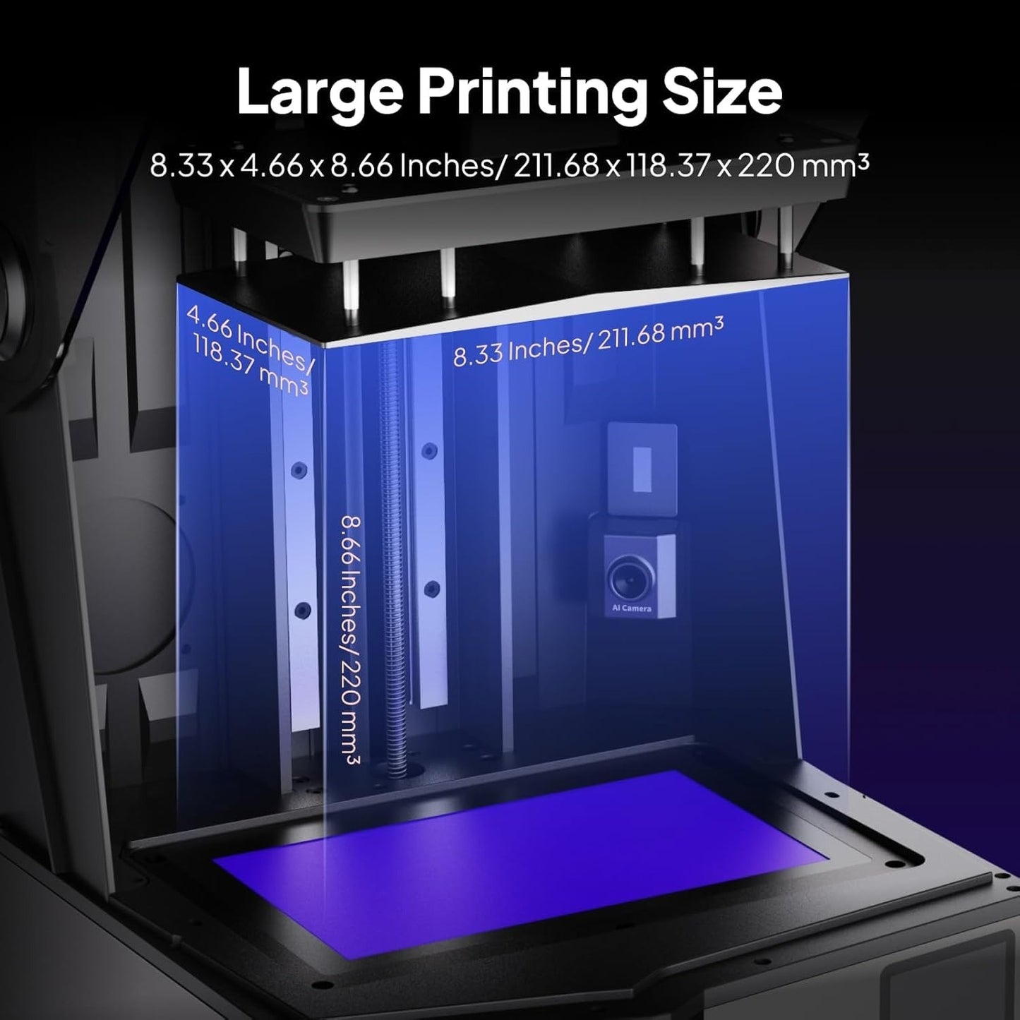 ELEGOO Saturn 4 Ultra 16K Resin 3D Printer | Ultra High Resolution MSLA Desktop Printer