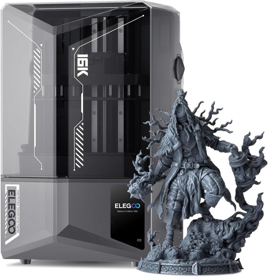ELEGOO Saturn 4 Ultra 16K Resin 3D Printer | Ultra High Resolution MSLA Desktop Printer