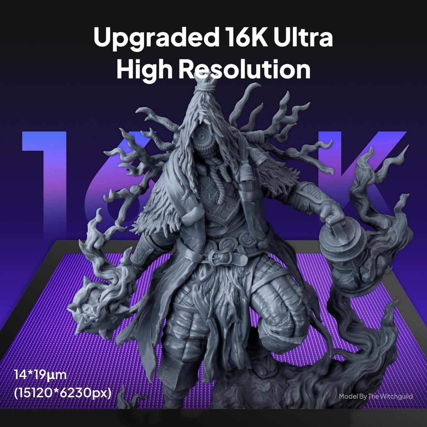 ELEGOO Saturn 4 Ultra 16K Resin 3D Printer | Ultra High Resolution MSLA Desktop Printer