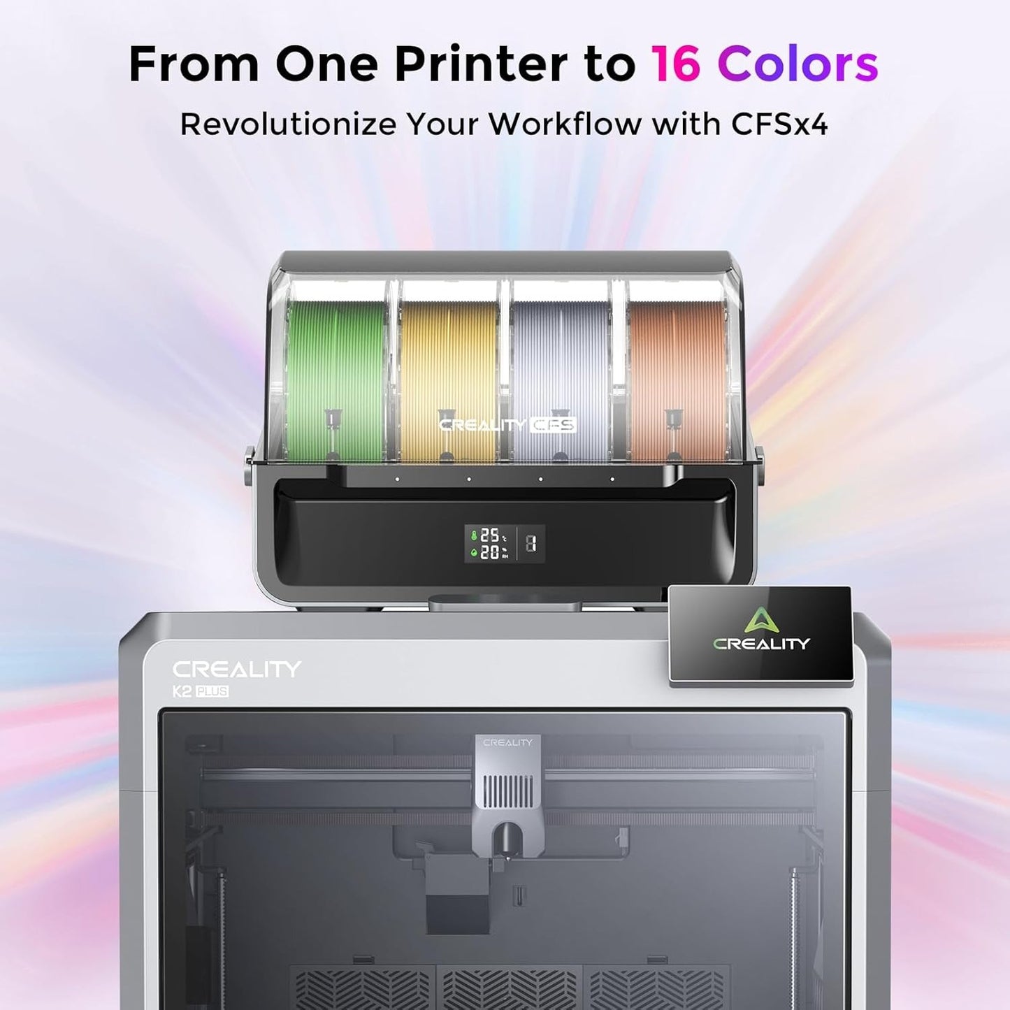 Creality K2 Plus Combo 3D Printer | Large Format High-Speed Multi-Color Printer