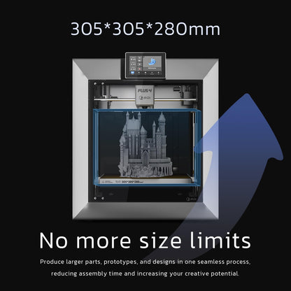 QIDI Plus4 3D Printer | Professional Enclosed CoreXY High-Speed FDM Printer