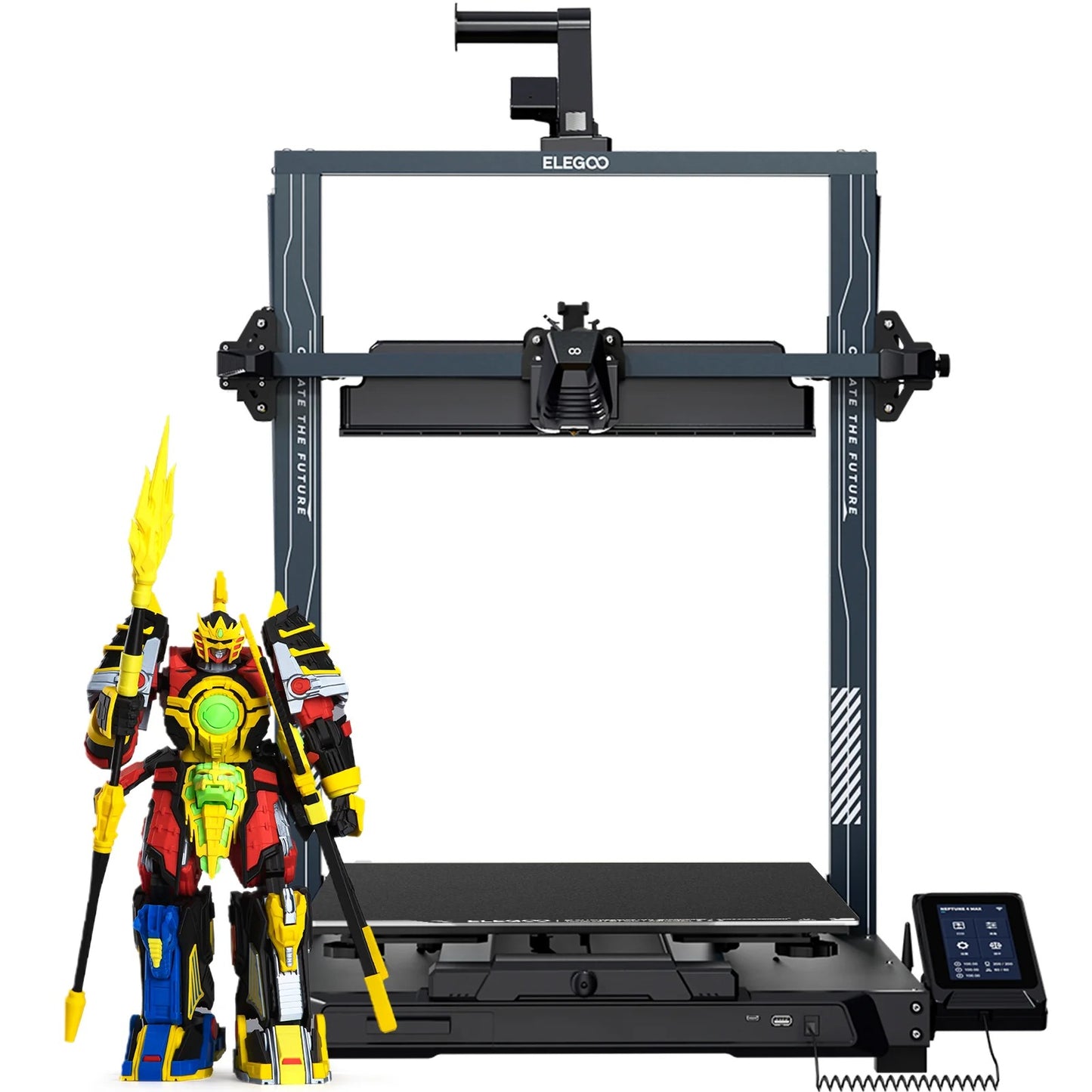 Elegoo Neptune 4 Plus 3D Printer | Large Format High-Speed Direct Drive FDM Printer