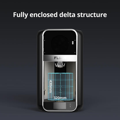 FLSUN S1 3D Printer | High-Speed Enclosed Delta Desktop FDM Printer